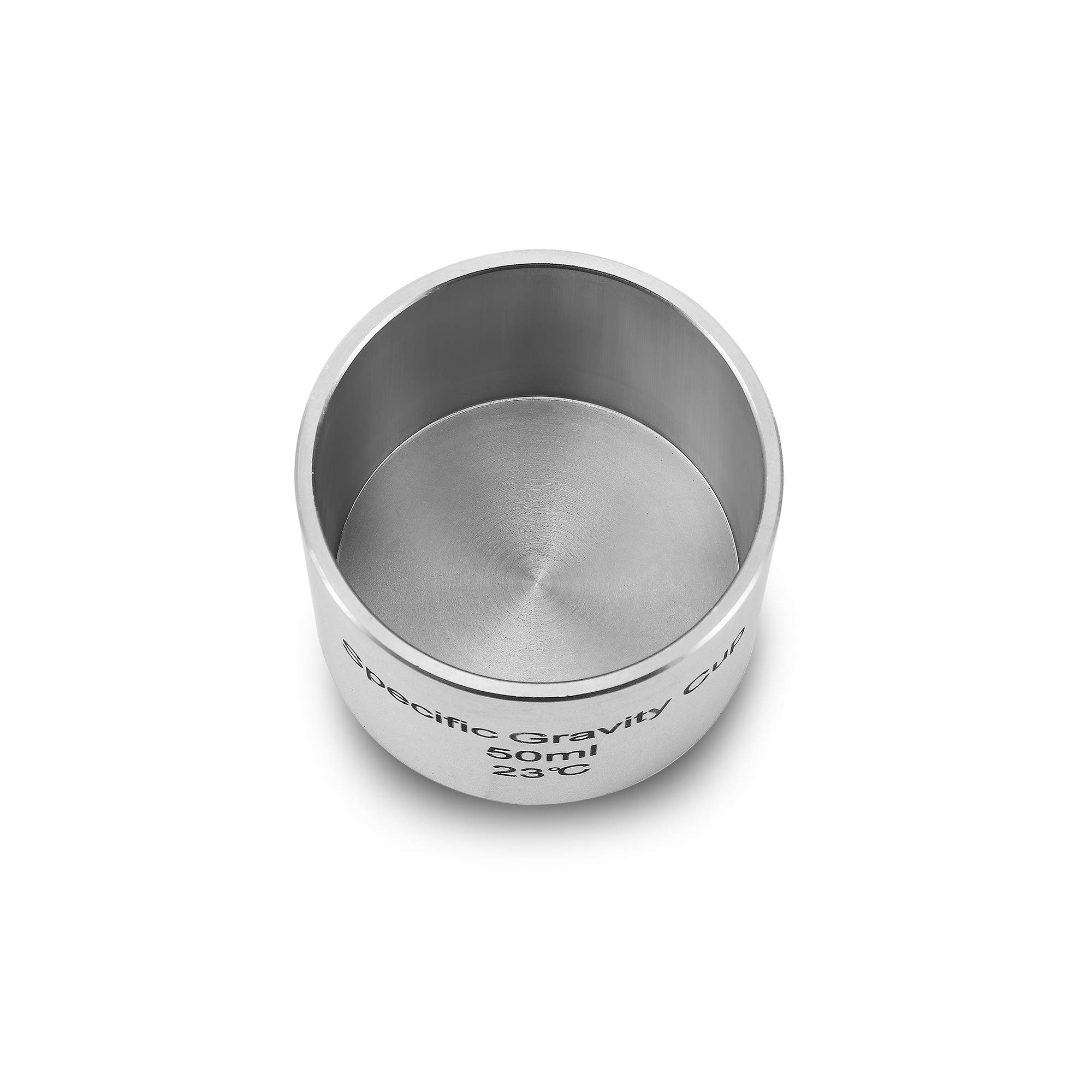 CGOLDENWALL Stainless Steel Density & Specific Gravity Test Cup - 50ml/100ml Capacity - Lab Equipment for Liquid Measurement (Ideal for Chemistry, Petroleum & Industrial Applications)