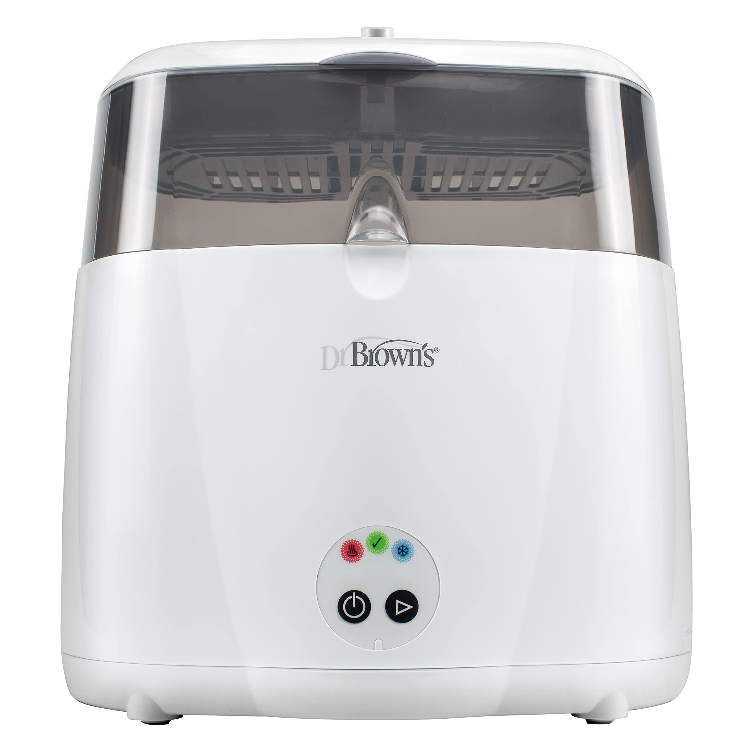 Dr. Brown's Deluxe Bottle Warmer and Sterilizer with Electric Heating for Baby Bottles, Pacifiers & Breast Pump Parts - Fast & Safe Warming for Breastmilk & Formula - Perfect for Night Feedings & Daycare Prep