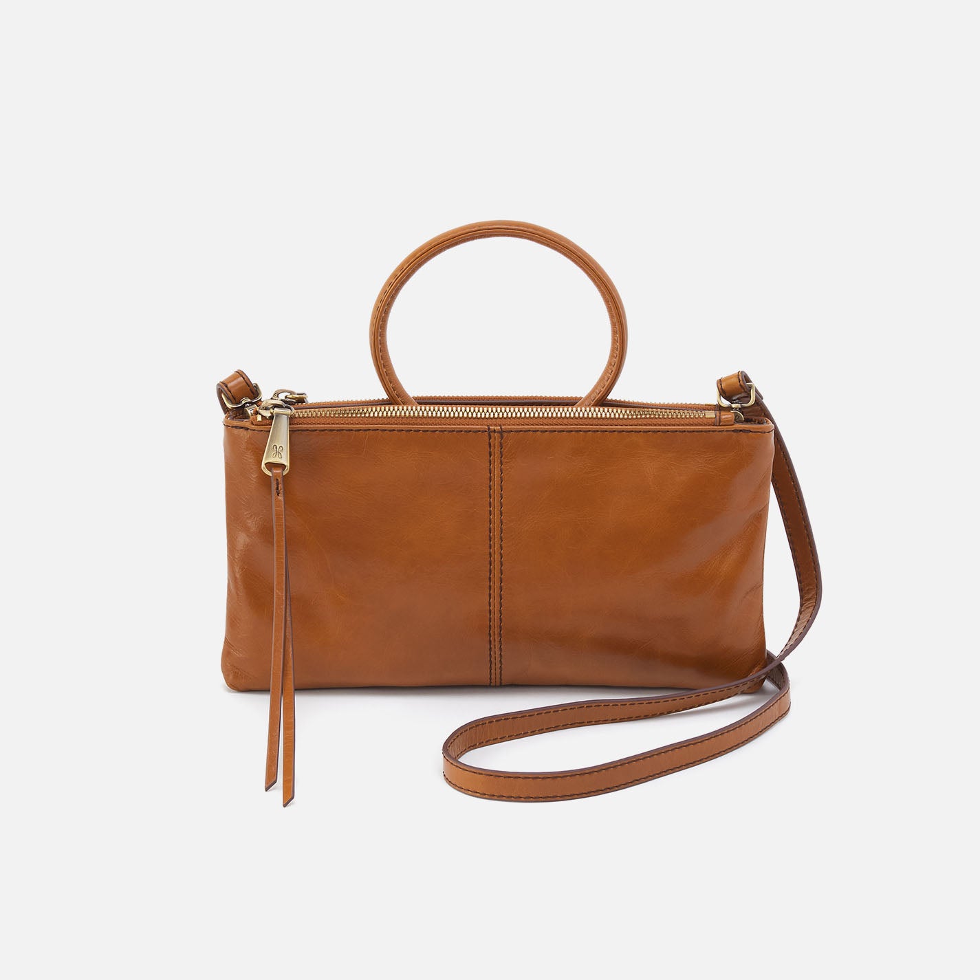 Luxury Sable Crossbody Bag in Polished Leather - Truffle Brown | Elegant Everyday Purse for Women, Perfect for Work, Shopping & Date Nights