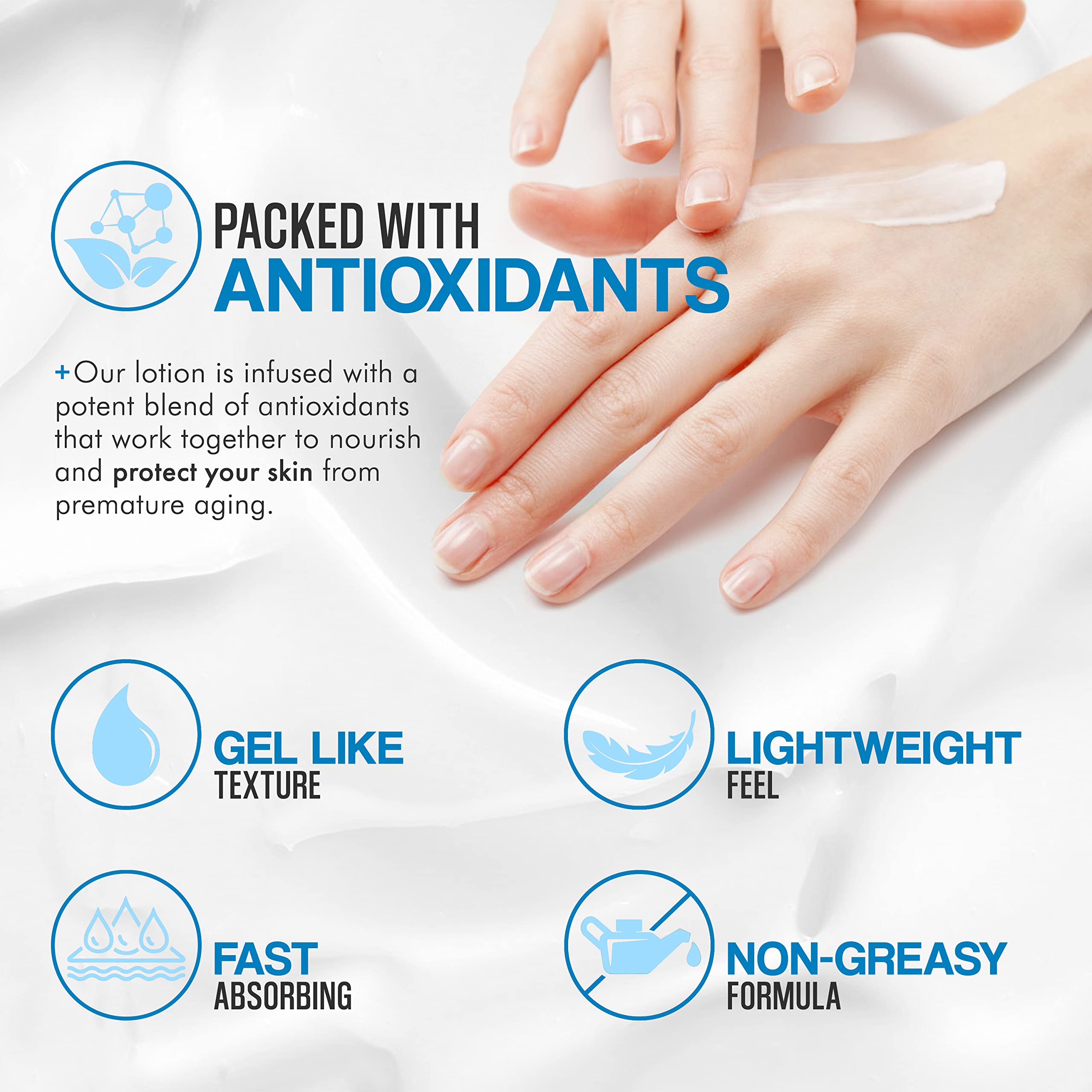 After Sun Daily Moisturizer & Repair Cream with Vitamin E | 24-Hour Hydration for Sunburned & Sun-Exposed Skin | Improves Skin Texture & Soothes Irritation | Fragrance-Free Face & Body Lotion for Men & Women | 8 oz | Perfect for Post-Sun Care, Beach Days & Outdoor Activities