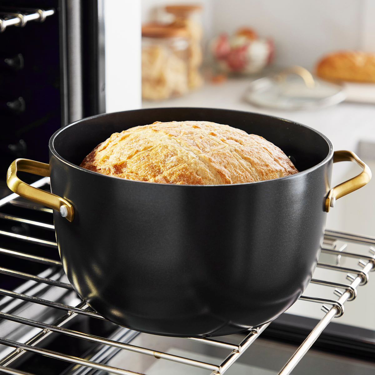 Premium 13-Piece Ceramic Nonstick Cookware Set - Black | Durable & Eco-Friendly Pots & Pans for Healthy Cooking | Perfect for Frying, Sautéing & Everyday Meals