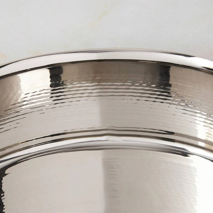 Ruffoni Symphonia Prima 5 QT Stainless Steel Saute Pan with Lid - Perfect for Searing, Braising & Cooking Family Meals
