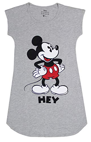 Disney Mickey Mouse Sleep Shirt for Women - Soft & Comfortable Nightwear for Dorm, Lounge & Sleepwear