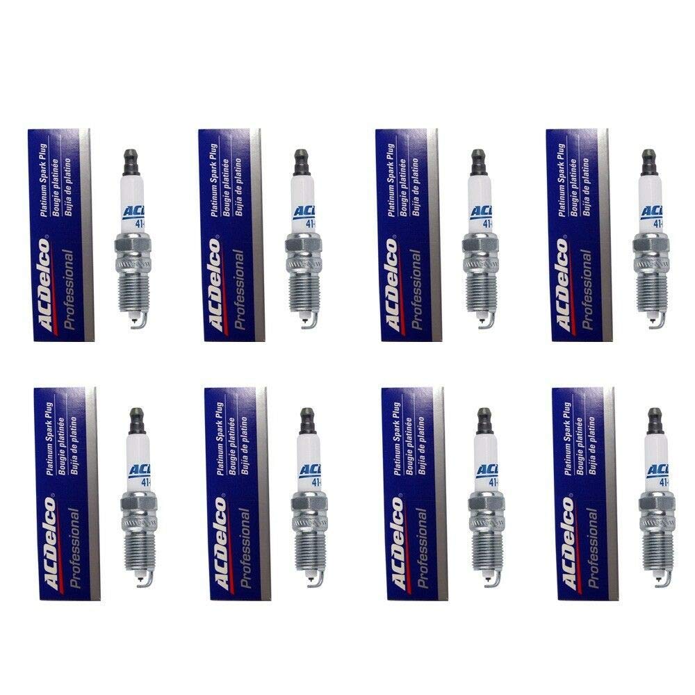 8 Herko B059 Ignition Coils + 8 OEM 41-962 Double Platinum Spark Plugs + 8 Herko Spark Plug Wires with Heat Shields – Complete Tune-Up Kit for Ford, Chevy, Dodge – Improve Engine Performance & Fuel Efficiency