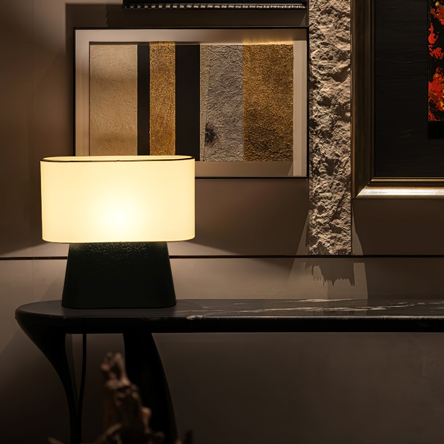 Modern Habitat Table Lamp - Adjustable LED Desk Light for Home Office, Bedroom & Study - Perfect for Reading, Working & Nightstand Use