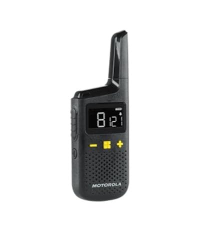 OSAT Motorola XT185 16-Channel UHF Two-Way Radio Twin Pack - Waterproof Walkie Talkies with Long Battery Life for Outdoor Adventures, Construction Sites & Emergency Communication