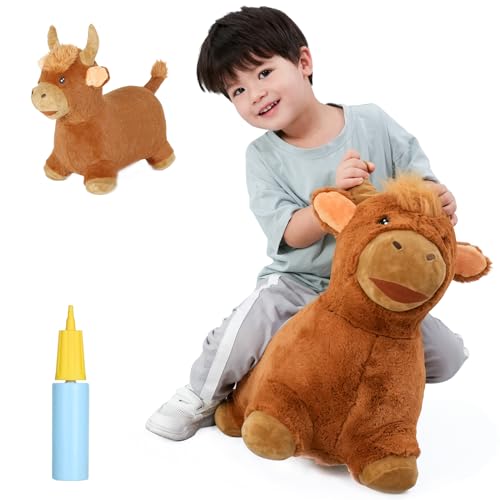 Brown Plush Bull