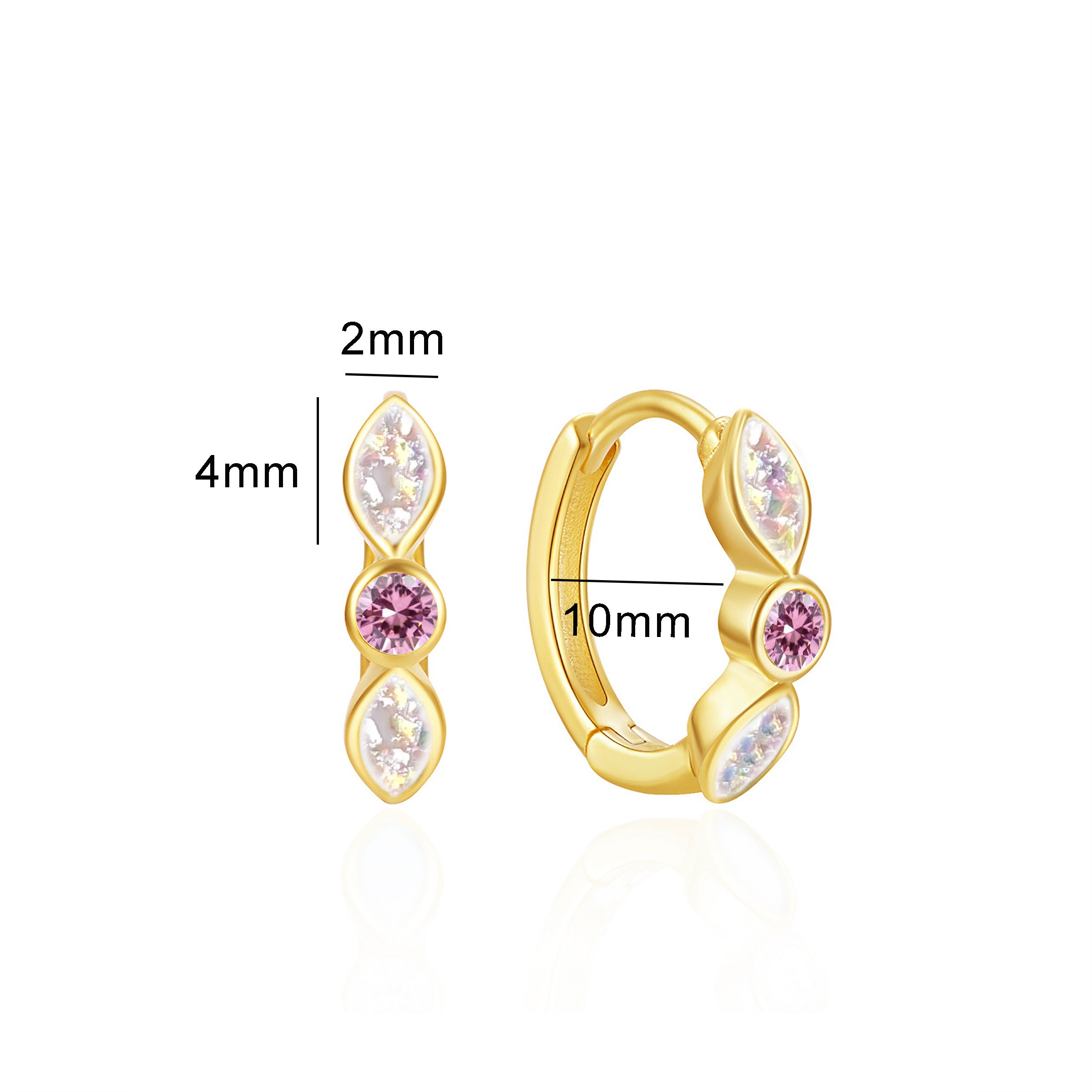 Graceful Petal Ashes Earrings - Elegant Memorial Jewelry for Loved Ones | Perfect for Remembrance Ceremonies & Special Occasions