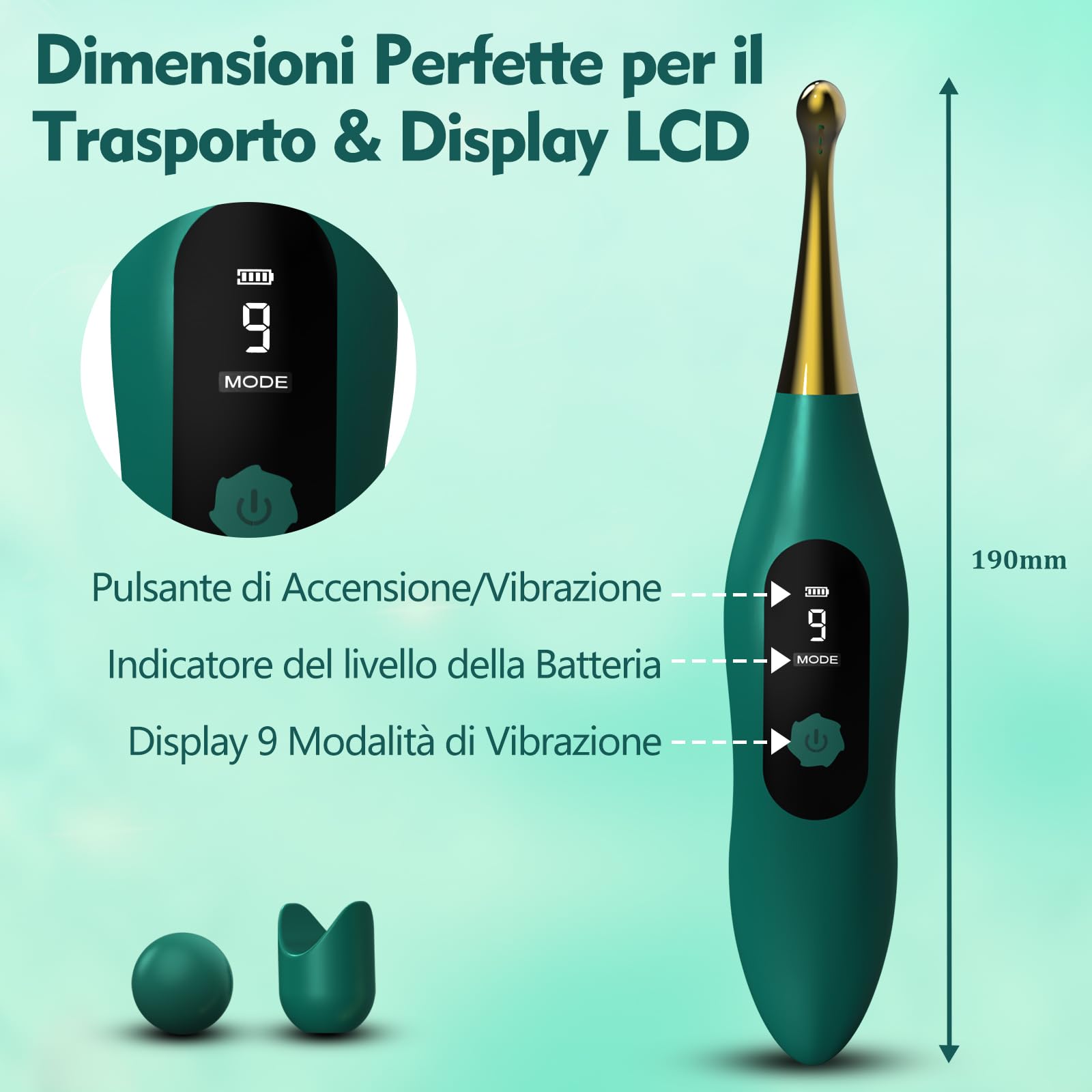 9-Speed Silicone G-Spot Vibrator for Women - Rechargeable LED Sex Toy with Multiple Vibration Modes, Waterproof Adult Toy for Couples & Solo Play - Perfect for Bedroom Fun, Romantic Gifts & Self-Care Moments