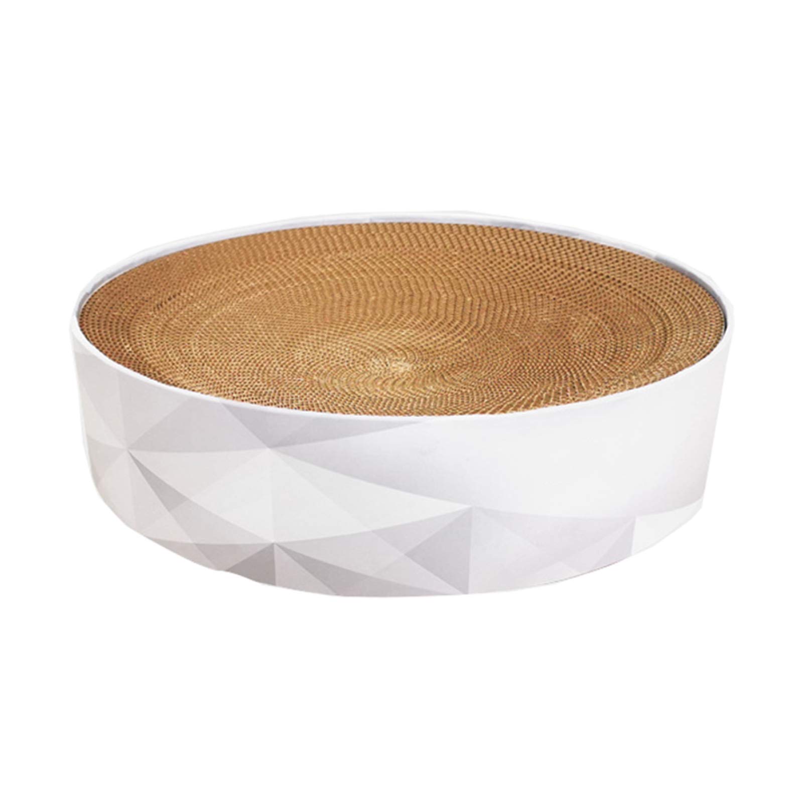 Durable Cat Scratching Post with Bowl-Shaped Nest - Corrugated Paper Scratching Board for Cats - Interactive Training Toy & Cozy Sleeping Spot for Kittens - Perfect for Playtime, Training, and Relaxation at Home