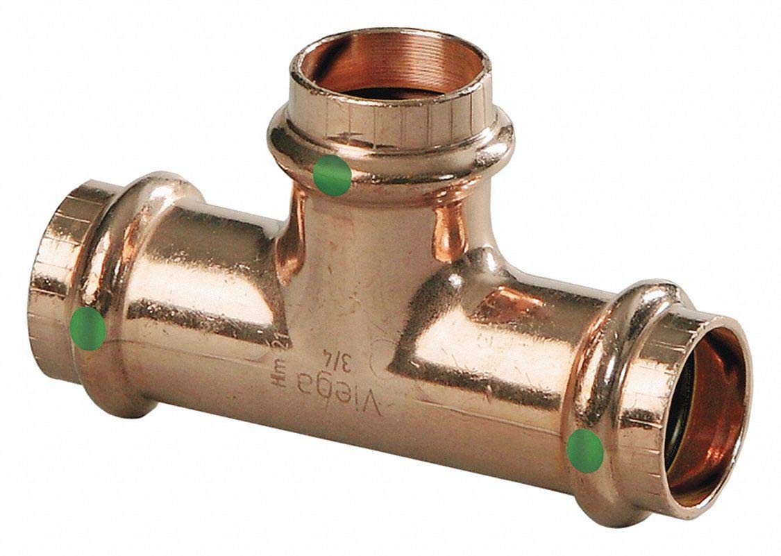 ProPress Copper Tee Fitting 1-1/2