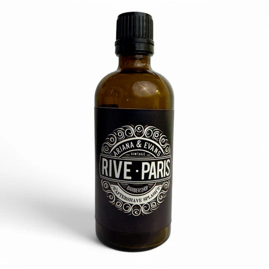 Ariana & Evans Rive Paris Aftershave Splash for Men - Alcohol-Free Post Shave Lotion with Soothing Ingredients - Perfect for Sensitive Skin After Shaving & Grooming