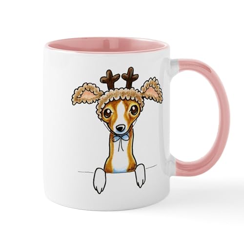 White/Pink Inside - Oh Deer Mugs