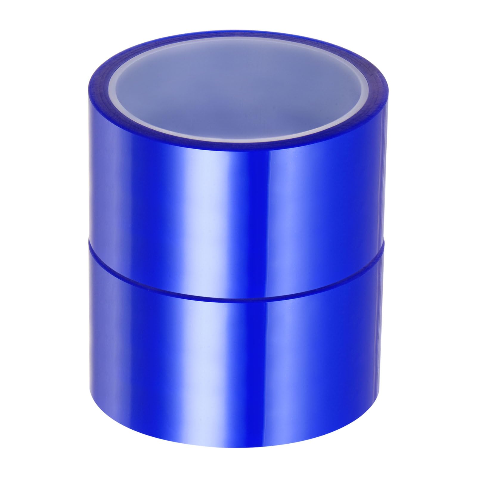 HARFINGTON 2 Rolls High Temperature Heat Resistant Tape - 50mm x 33m (108ft) Sublimation Thermal Transfer Tape for Heat Press - No Residue, Blue - Perfect for T-Shirt, Mug & DIY Sublimation Projects