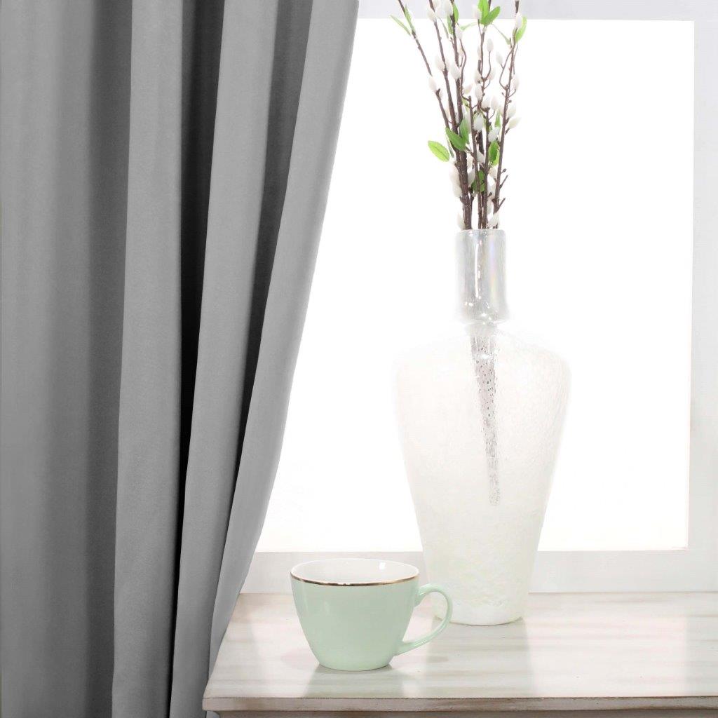 Blackout Curtains with Grommet Top - Solid Classic Modern Window Treatment for Bedroom & Living Room - Noise Reducing & Energy Saving