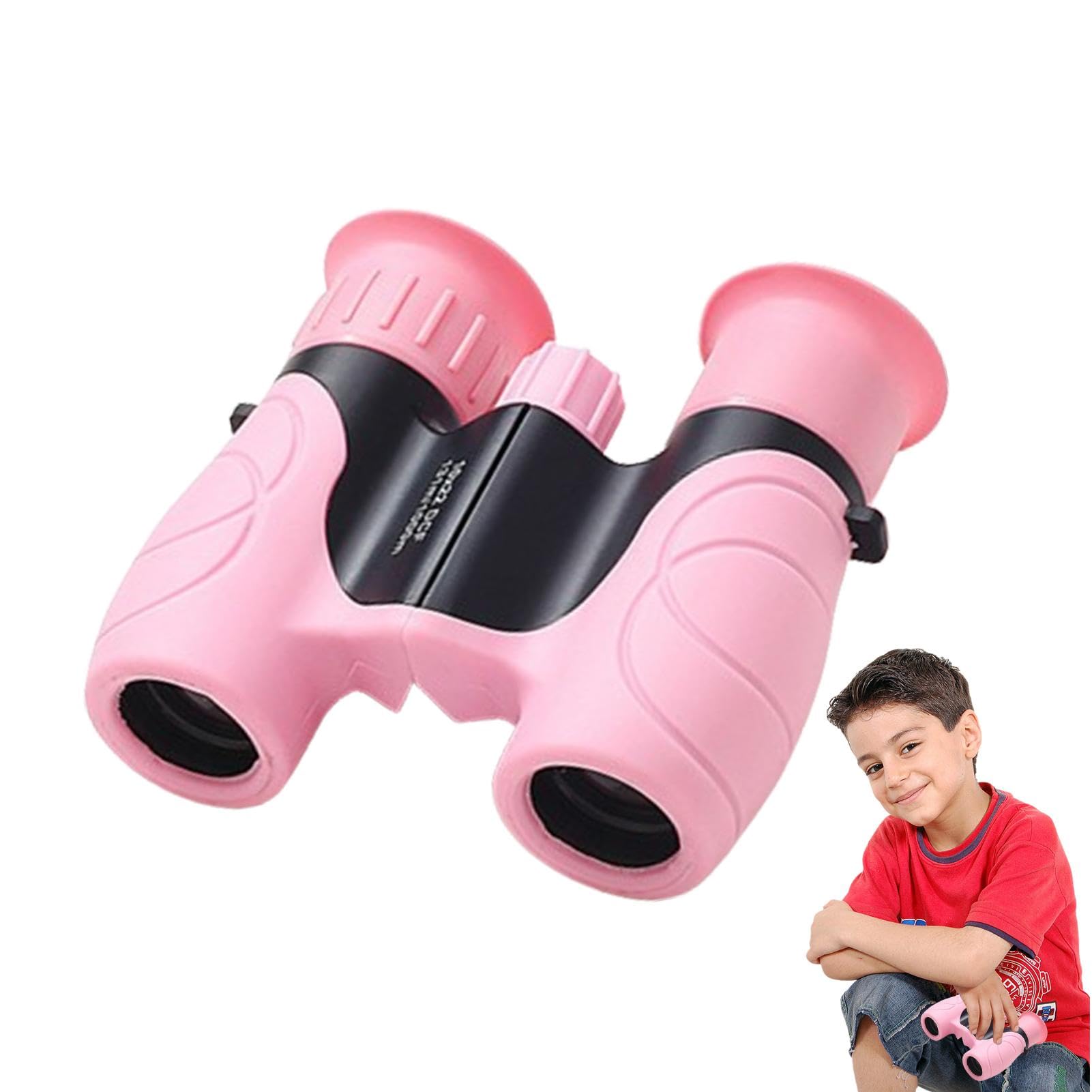 **Kids Telescope & Binoculars Set - 8X Magnification, Adjustable & Portable for Outdoor Adventures - Perfect for Hiking, Camping, Bird Watching & Early Education - Includes Storage Case & Neck Strap**