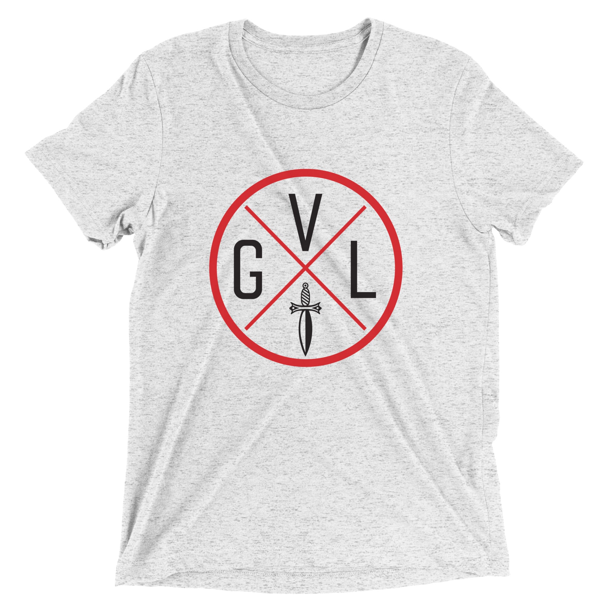 Gainesville Spartans RFC Tri-Blend T-Shirt - Comfortable & Durable Rugby Fan Apparel for Training, Games & Casual Wear