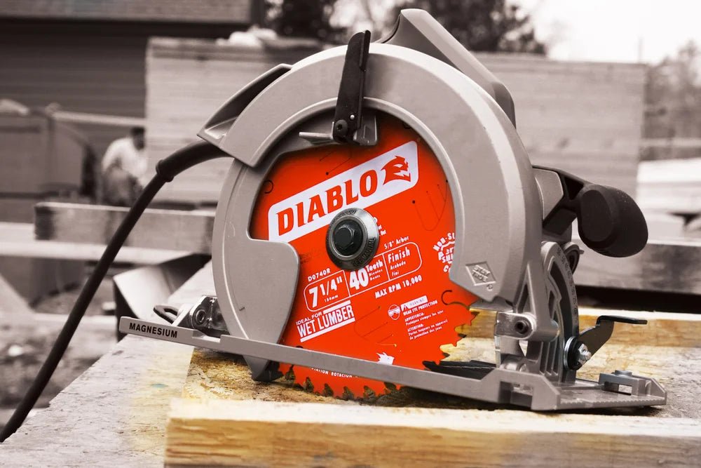 7 1/4 Inch 40-Tooth Finish Saw Blade - 15 Pack for Woodworking, Carpentry & DIY Projects - Perfect for Cutting Plywood, MDF & Softwoods