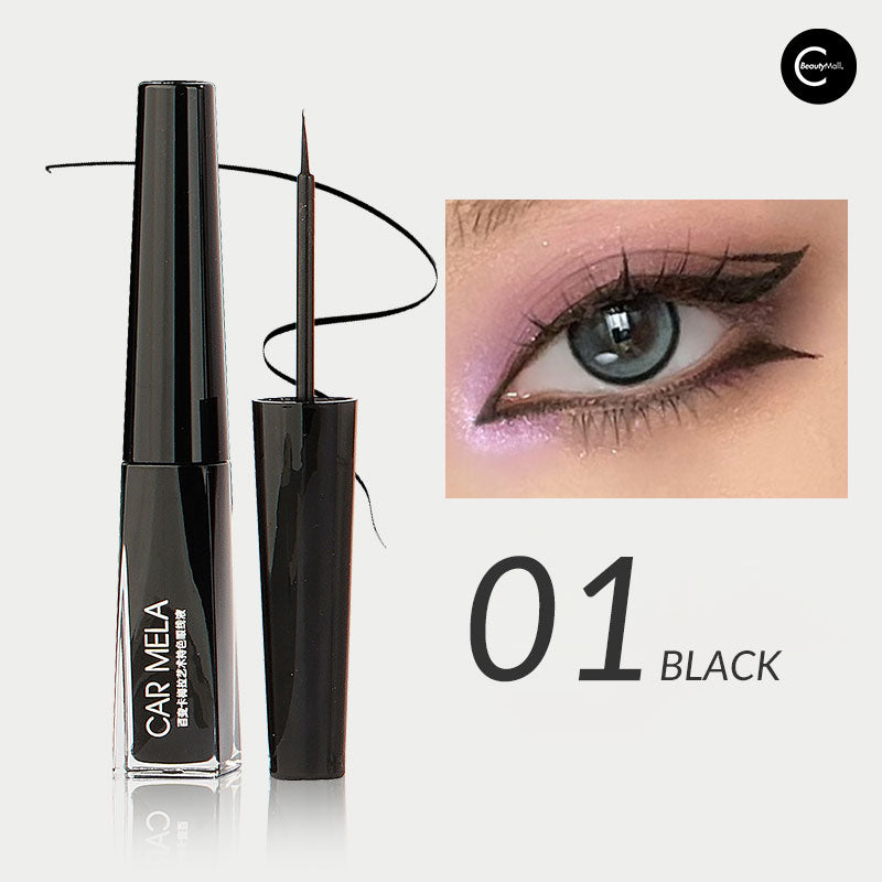 CARMELA Waterproof Liquid Eyeliner - Long Lasting Smudge Proof Eyeliner Pen for Precise Winged Liner - Perfect for Everyday Makeup, Party & Special Occasions