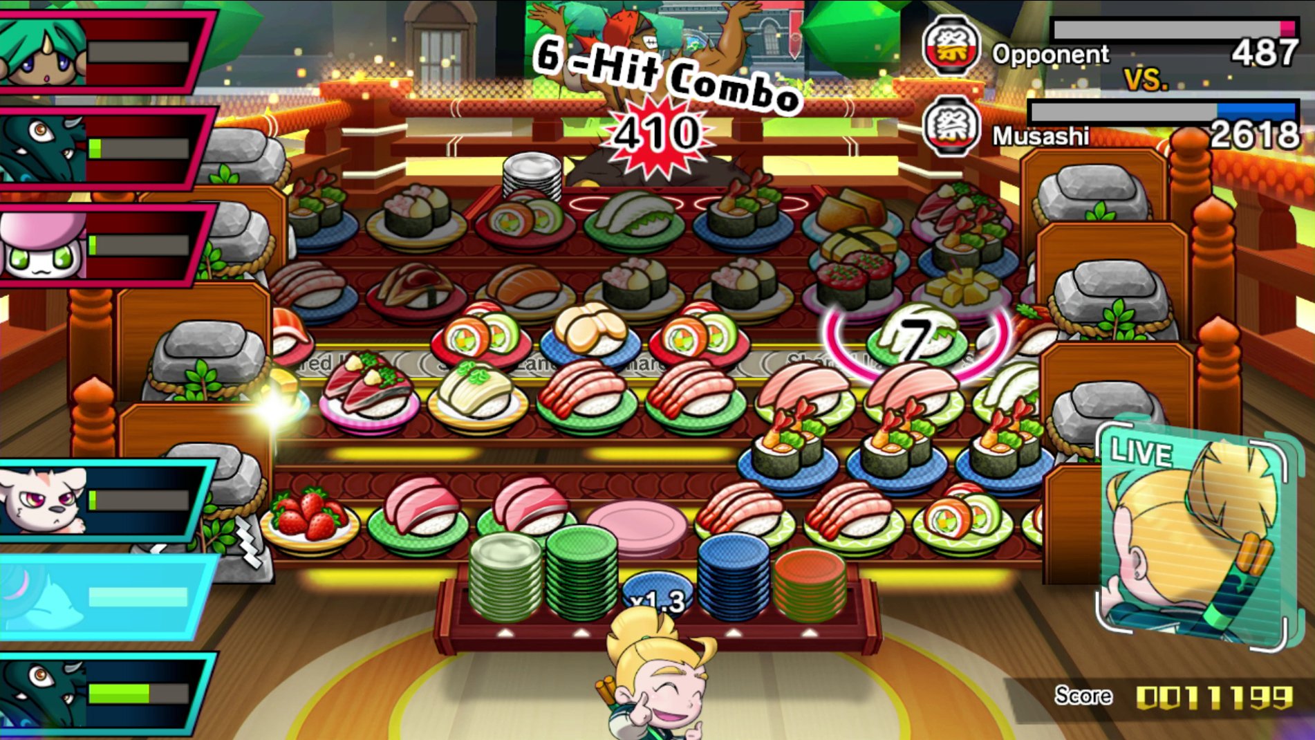 Sushi Striker: The Way of Sushido - Nintendo Switch Game | Fast-Paced Puzzle Adventure | Perfect for Family Game Night & Anime Fans