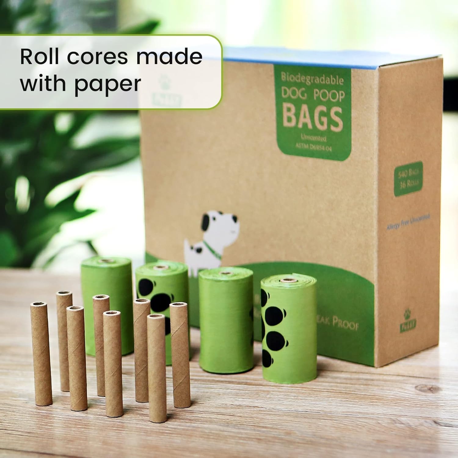 Eco-Friendly Dog Poop Bags - 225 Count Unscented Waste Bags, 15 Refill Rolls (9x13 Inch) for Small & Large Dogs | Durable, Leak-Proof PobbY Doggy Bags for Walking, Park Visits & Backyard Cleanup