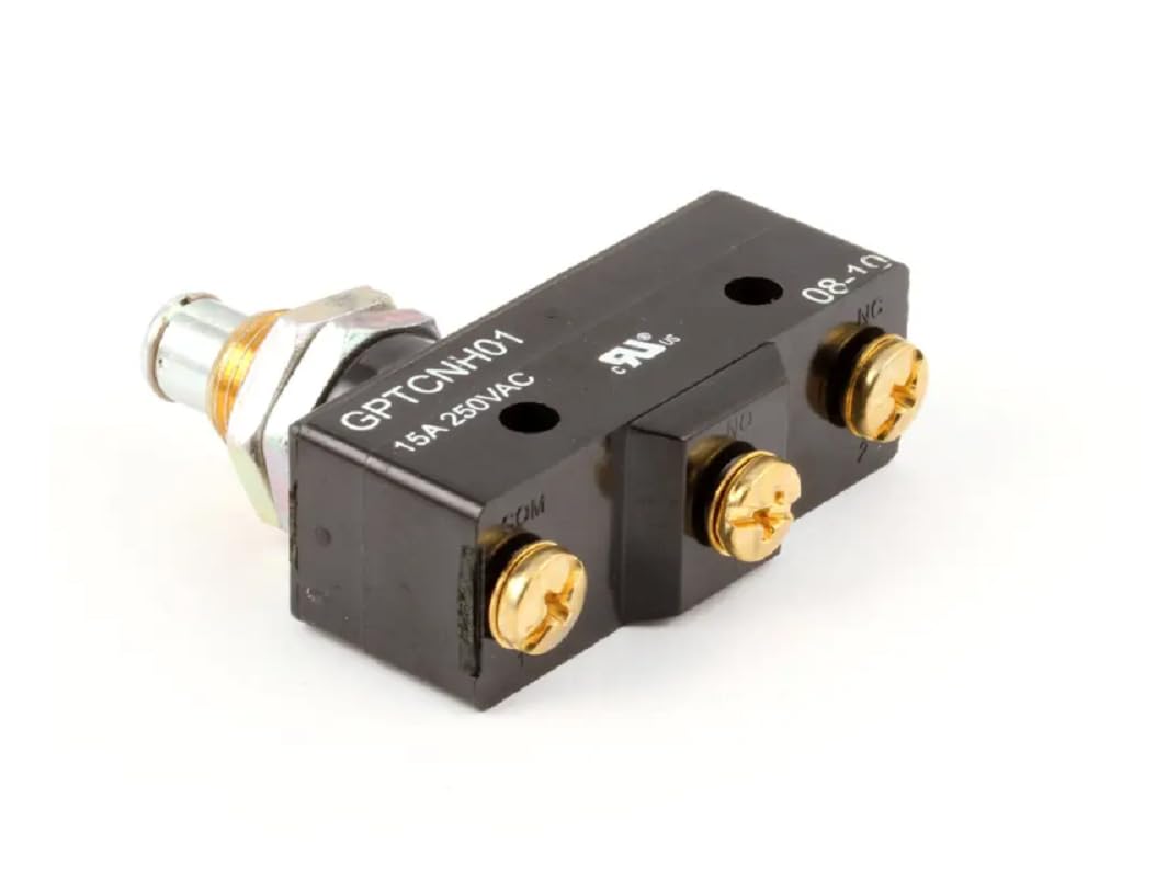 Tri-Star Manufacturing GPTCNH01 15A 250VAC Convection Oven Door Switch Plunger - Replacement Part for Commercial Kitchen Equipment & Bakery Ovens