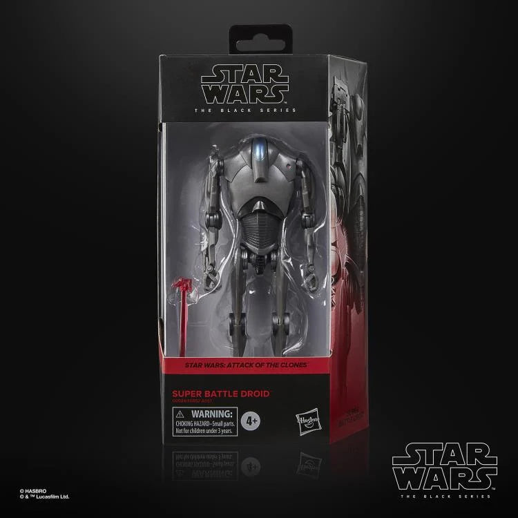 Star Wars The Black Series Super Battle Droid 6-Inch Action Figure - Attack of the Clones Collectible Toy for Fans & Display | Gift for Star Wars Enthusiasts | Perfect for Cosplay, Dioramas & Collecting