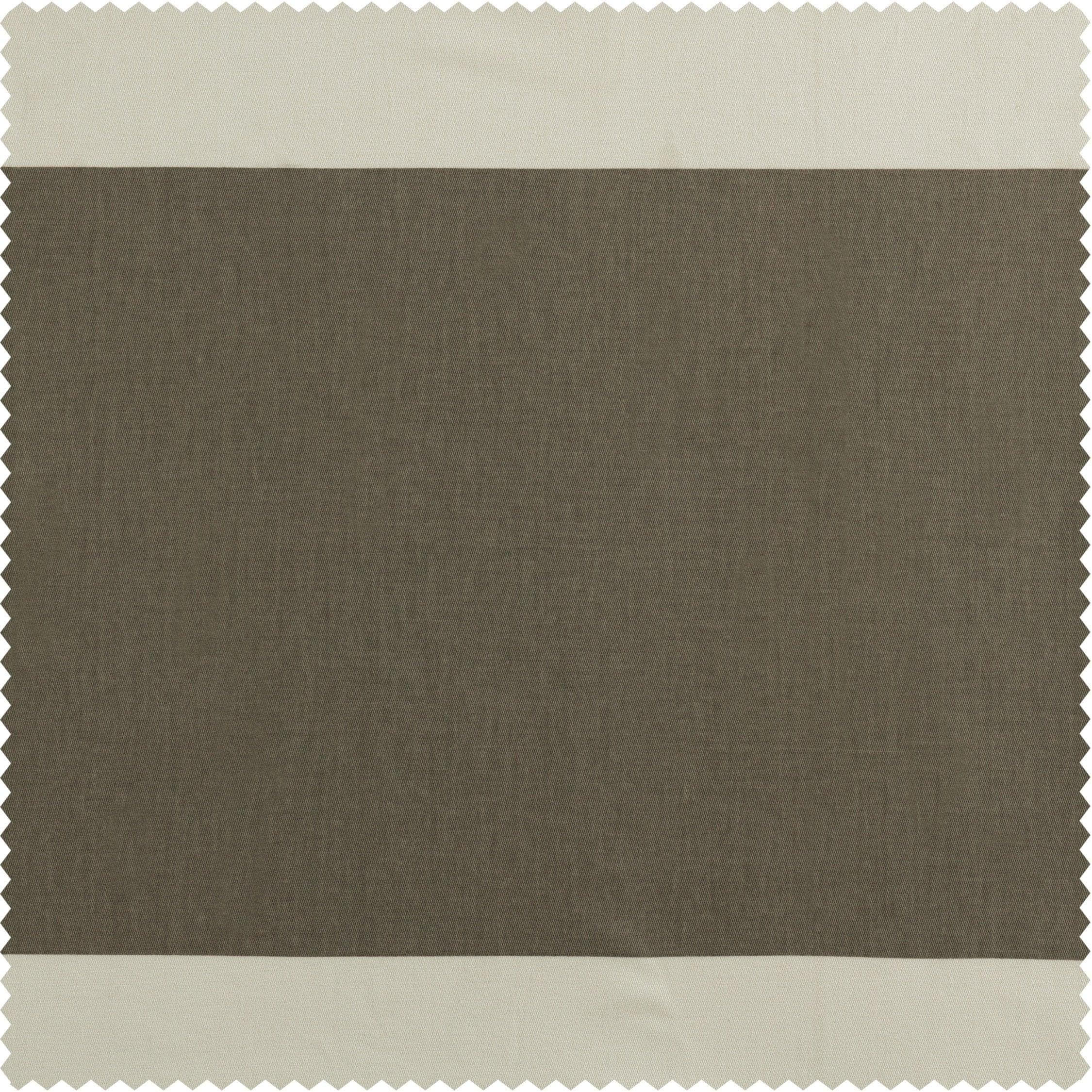 Thunder Tan & Off White Horizontal Striped Printed Cotton Fabric Swatch - Perfect for DIY Crafts, Quilting, and Fashion Design Projects