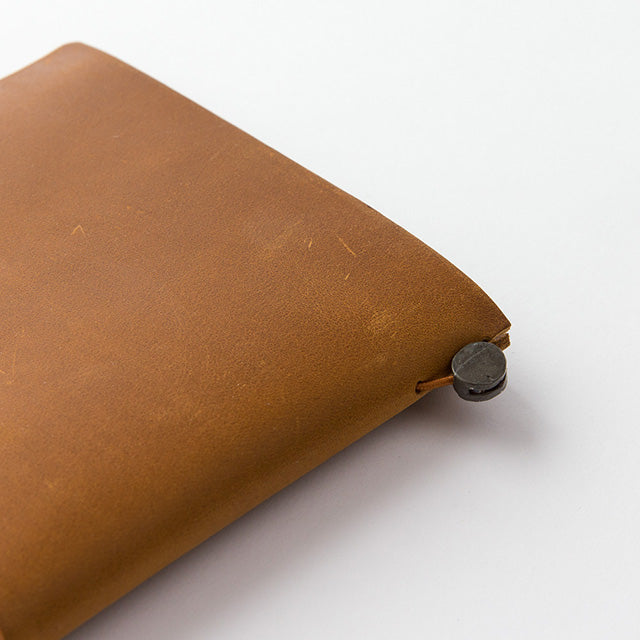 TRAVELER'S COMPANY TRAVELER'S Notebook Starter Kit - Regular Size Camel Brown Leather Journal for Writing, Sketching & Travel | Perfect Travel Companion, Gift for Writers & Artists