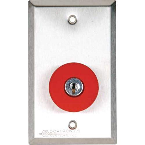 Push Button Switch with Key Reset 125VAC 2-3/4