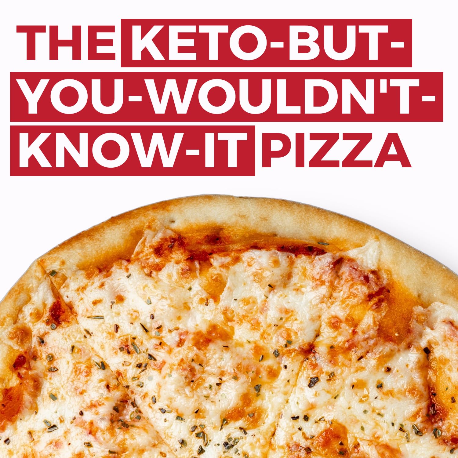 Keto Pizza Crust Mix - Low Carb, Zero Sugar, Non-GMO - Only 2g Net Carbs - Easy to Make with Just Water & Oil - Perfect for Keto Diet, Family Dinners, and Quick Meals (7.6oz, 1-Pack)