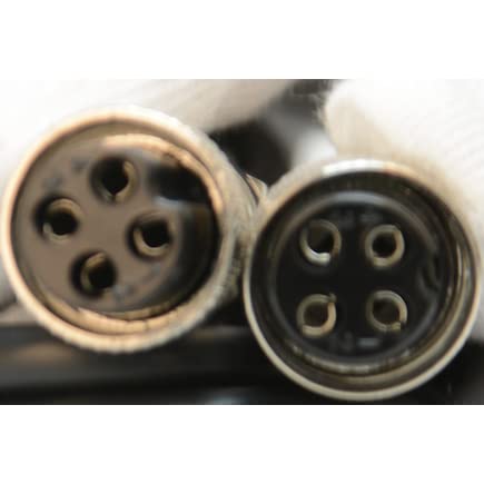 Liberty 15' Scale Cable with 4+4 Connectors for Indicator & Floor Scale - Heavy Duty Industrial Weighing Equipment Accessory for Warehouses, Factories & Retail Stores