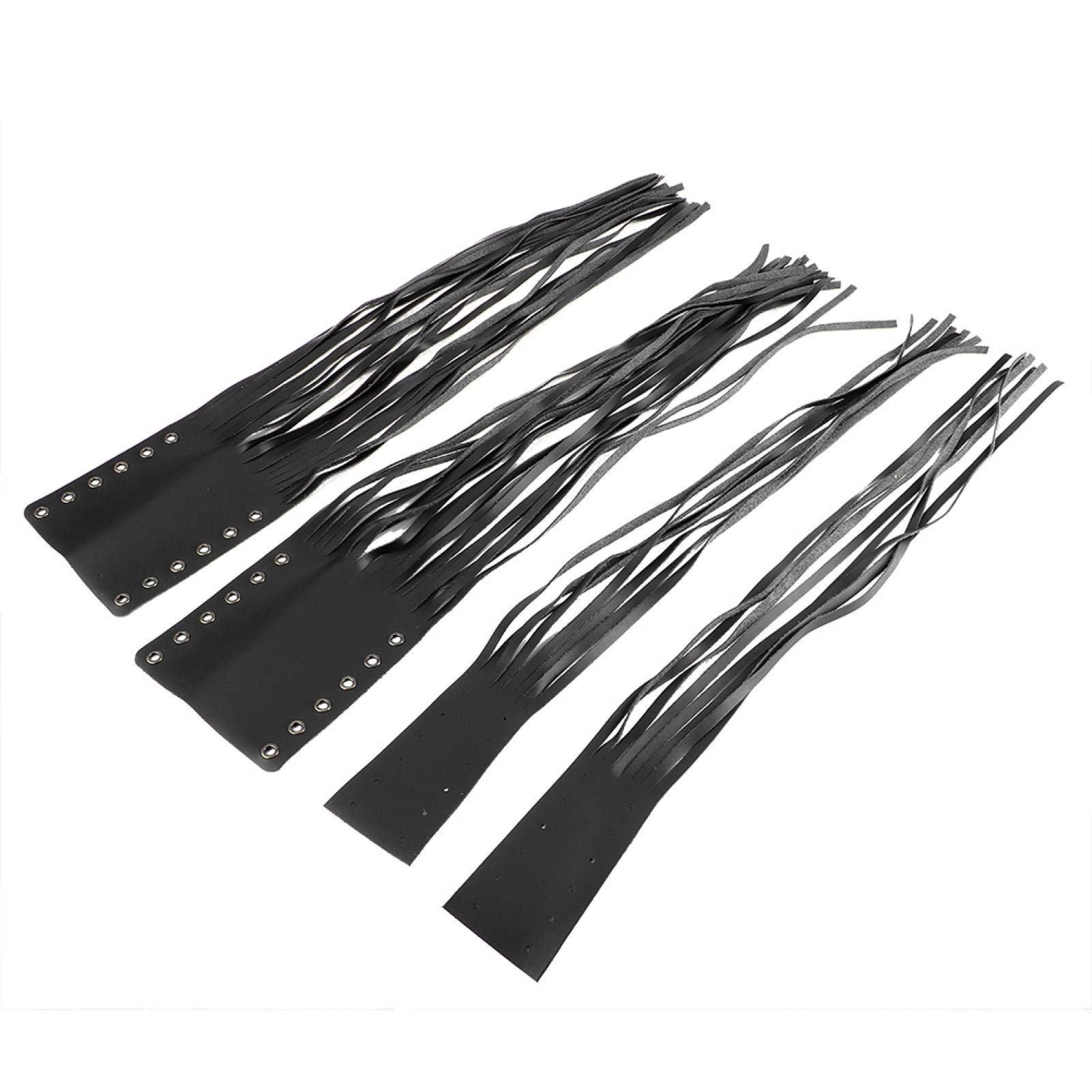 Universal Motorcycle Handlebar Tassel Grips - 7/8in & 1in Brake Cover for Cruiser Bikes
