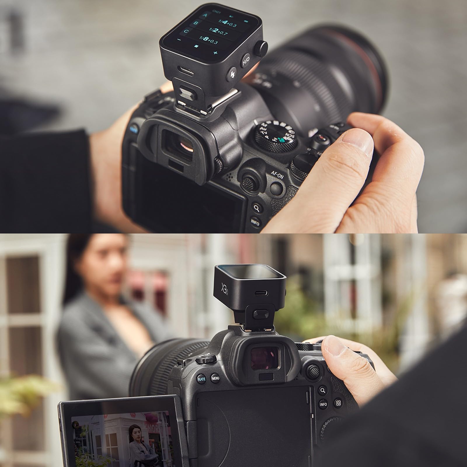 Godox X3-S TTL Wireless Flash Trigger for Sony Cameras - 2.4GHz HSS, OLED Touchscreen, Adjustable Brightness | Perfect for Studio & Outdoor Photography