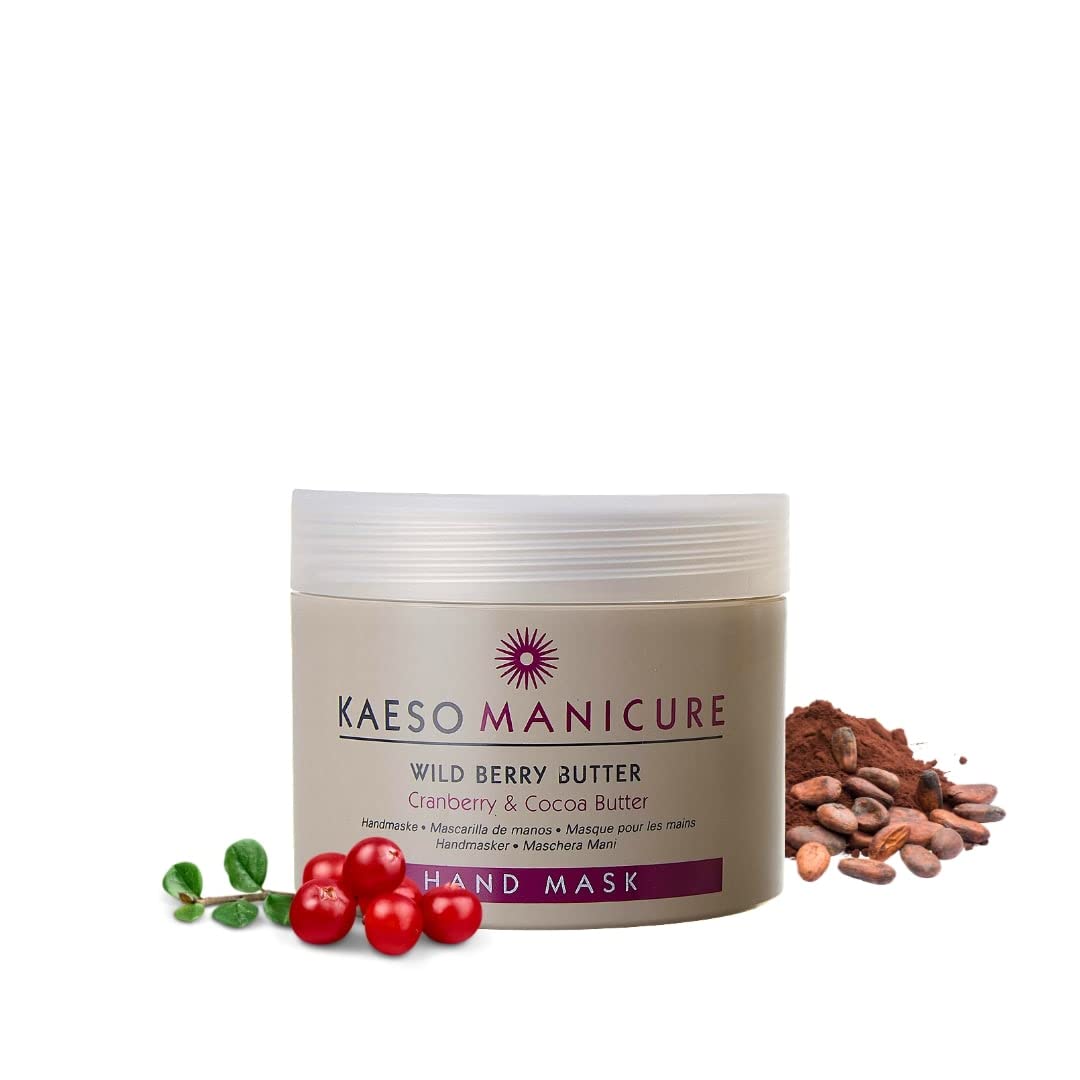 Wild Berry Butter Hand Mask 450ml - Deep Moisturizing & Nourishing Treatment for Dry, Cracked Hands - Perfect for Winter Care & Spa Night