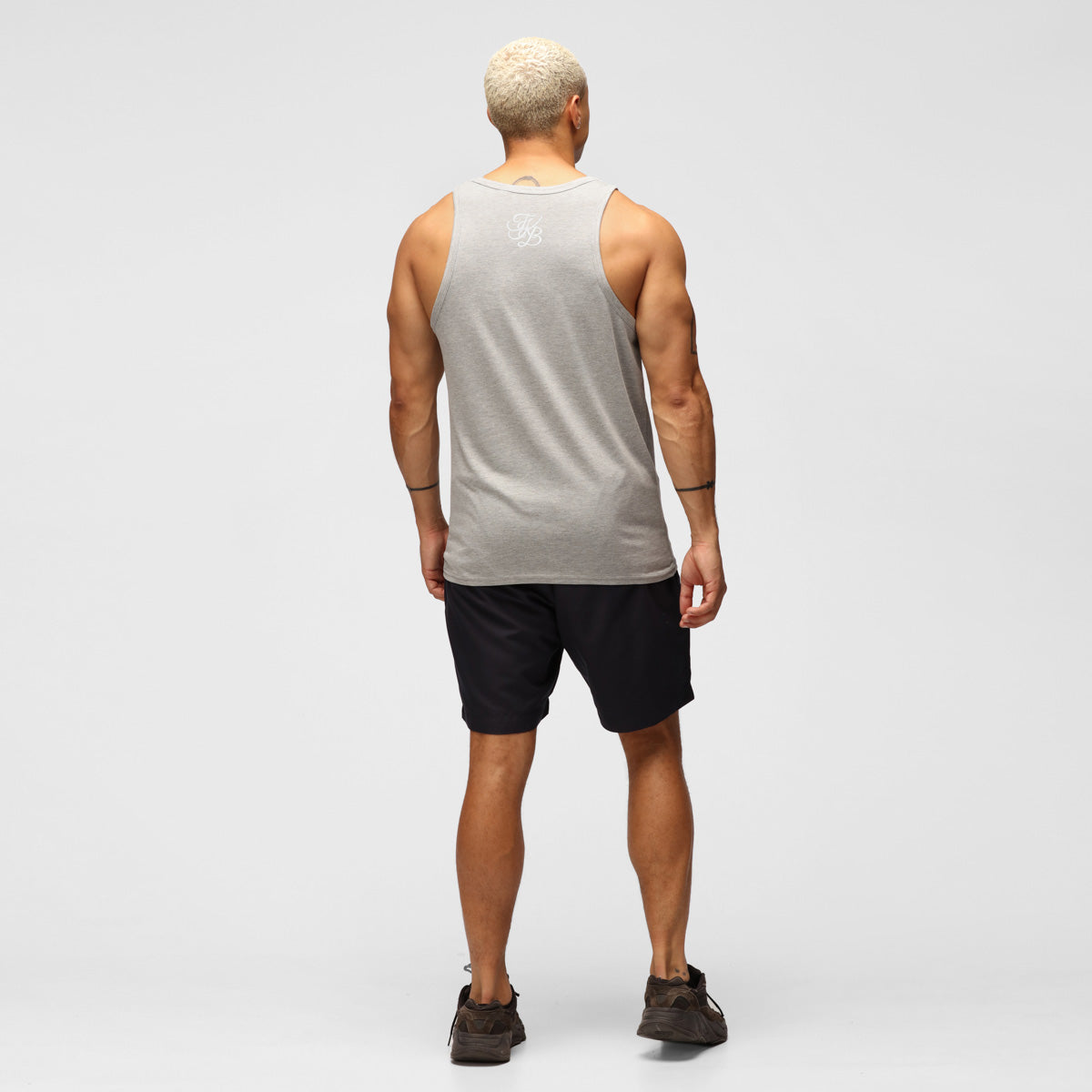 TKB Men's Grey Tri-Blend Vest for Outdoor Activities, Casual Wear & Layering | Lightweight & Comfortable