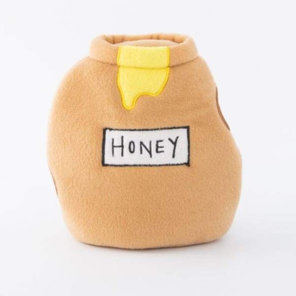 ZippyPaws Burrow Honey Pot Dog Toy - Interactive Plush Hide & Seek Game for Small & Medium Dogs - Perfect for Indoor Play & Training