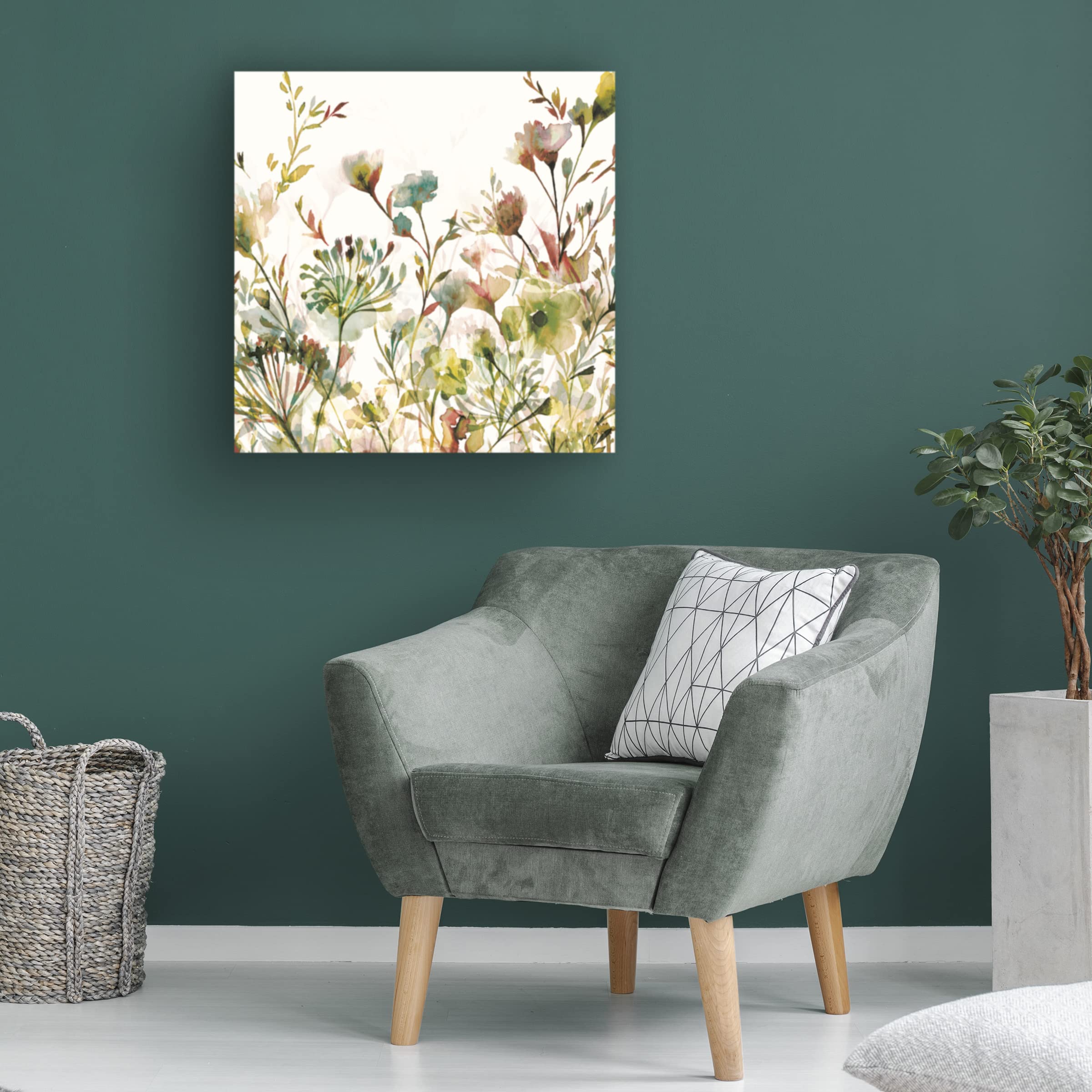 Trademark Fine Art 'Transparent Garden Warm' Canvas Wall Art Print by Wild Apple Portfolio - Perfect for Living Room, Bedroom & Office Decor