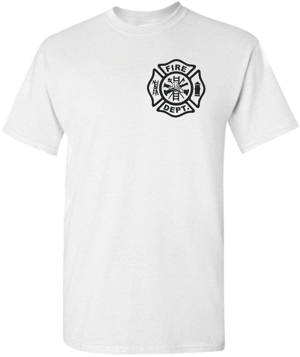 Patriot Apparel Thin Red Line Firefighter T-Shirt - Honor First Responders - Comfortable Cotton Tee for Firefighters, EMS & Supporters - Perfect for Work, Training & Everyday Wear