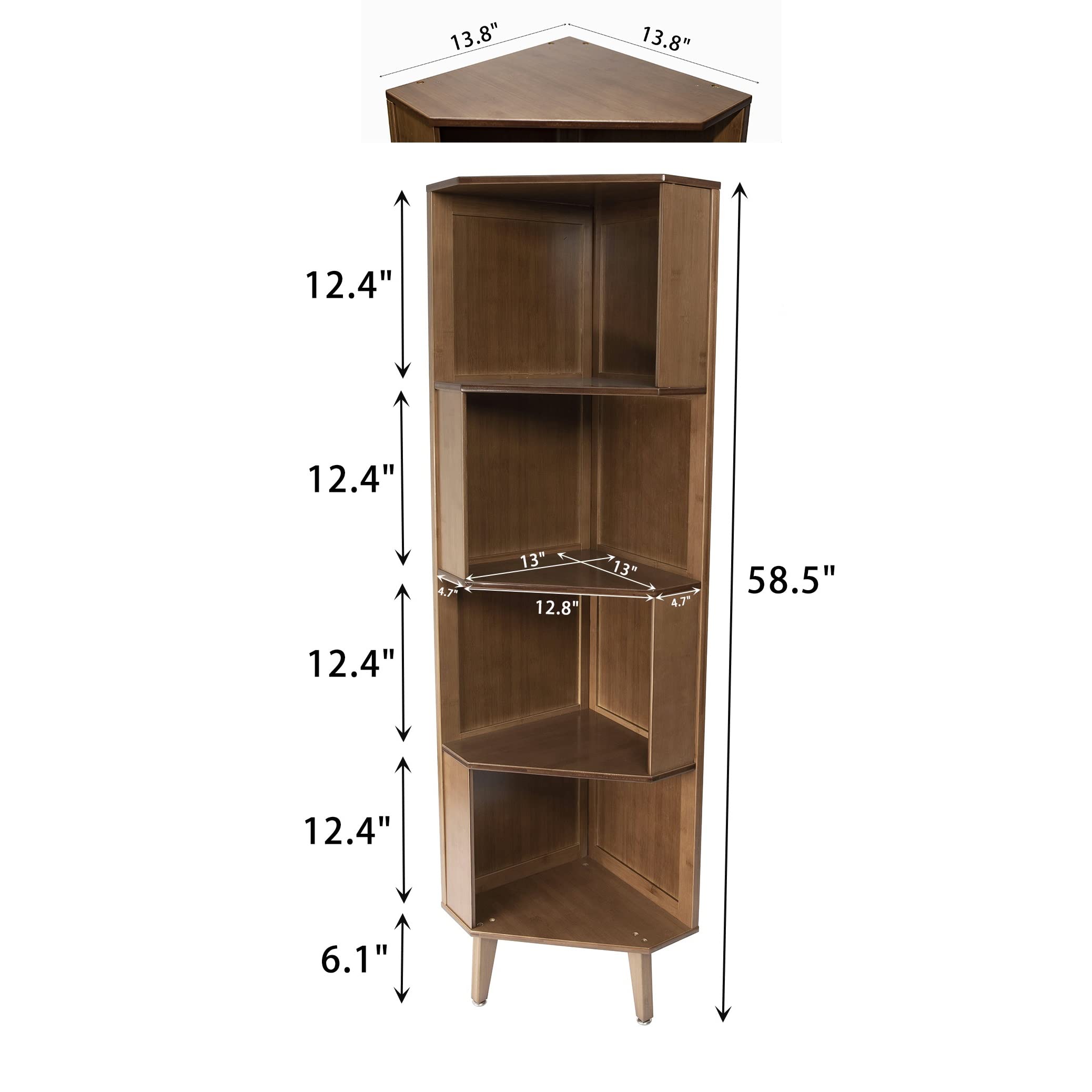 Industrial 4-Cube Bookcase Shelf - Sturdy Storage Organizer for Home Office, Living Room & Bedroom | Perfect for Books, Decor & Display Storage