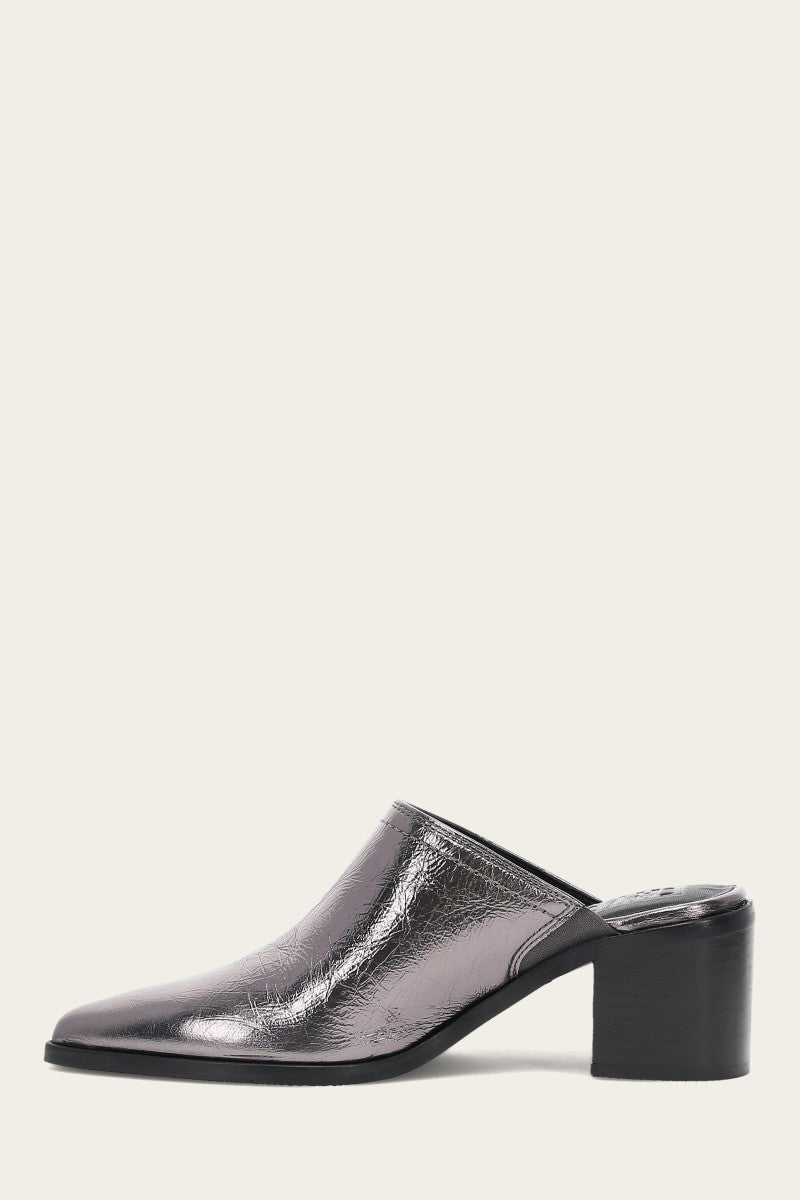 Sadie Mule Pewter - Comfortable Women's Slip-On Shoes for Casual Wear, Office & Everyday Use