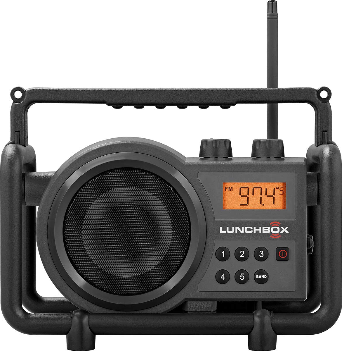 SANGEAN SG-102 Compact AM/FM Ultra Rugged Radio Receiver - Portable Weatherproof Outdoor Radio for Camping, Hiking & Emergency Preparedness