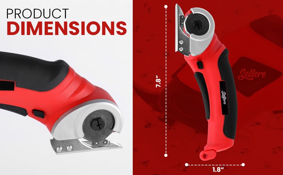 Cordless Electric Cutter - Rechargeable Fabric & Cardboard Cutting Tool with Carrying Case | Perfect for DIY Crafts, Home Renovation & Packaging Projects | Durable Plastic Design