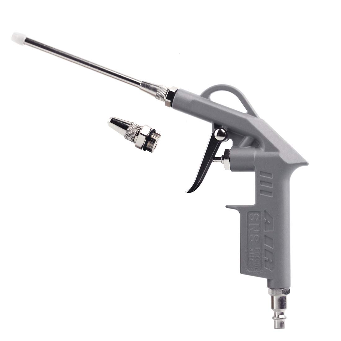 **SNS-N60A Aluminum Alloy Air Blow Gun – High-Pressure Pneumatic Tool for Dust Cleaning, Compressor Accessories, Workshop & DIY Use**    *(Use Cases: Ideal for automotive cleaning, workshop maintenance, electronics dust removal, and industrial applications.)*