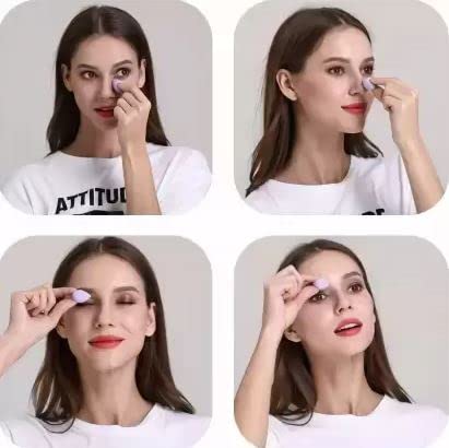 Sunaina Makeup Sponge Set - 6 Pcs Soft Beauty Blenders for Liquid Foundation, Cream & Powder - Includes Egg Case - Perfect for Professional & Everyday Face Makeup Application at Home or Travel