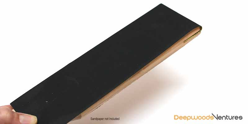 Premium 6-Inch Leather Sharpening Strop for Knives & Razors - Professional Honing Tool for Home & Workshop Use