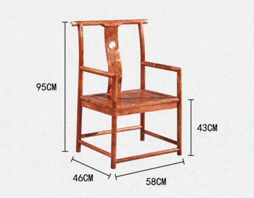 Premium African Rosewood Tea Table Set - Handcrafted Wooden Coffee Table with Matching Stools - Perfect for Living Room, Lounge, and Outdoor Patio Decor
