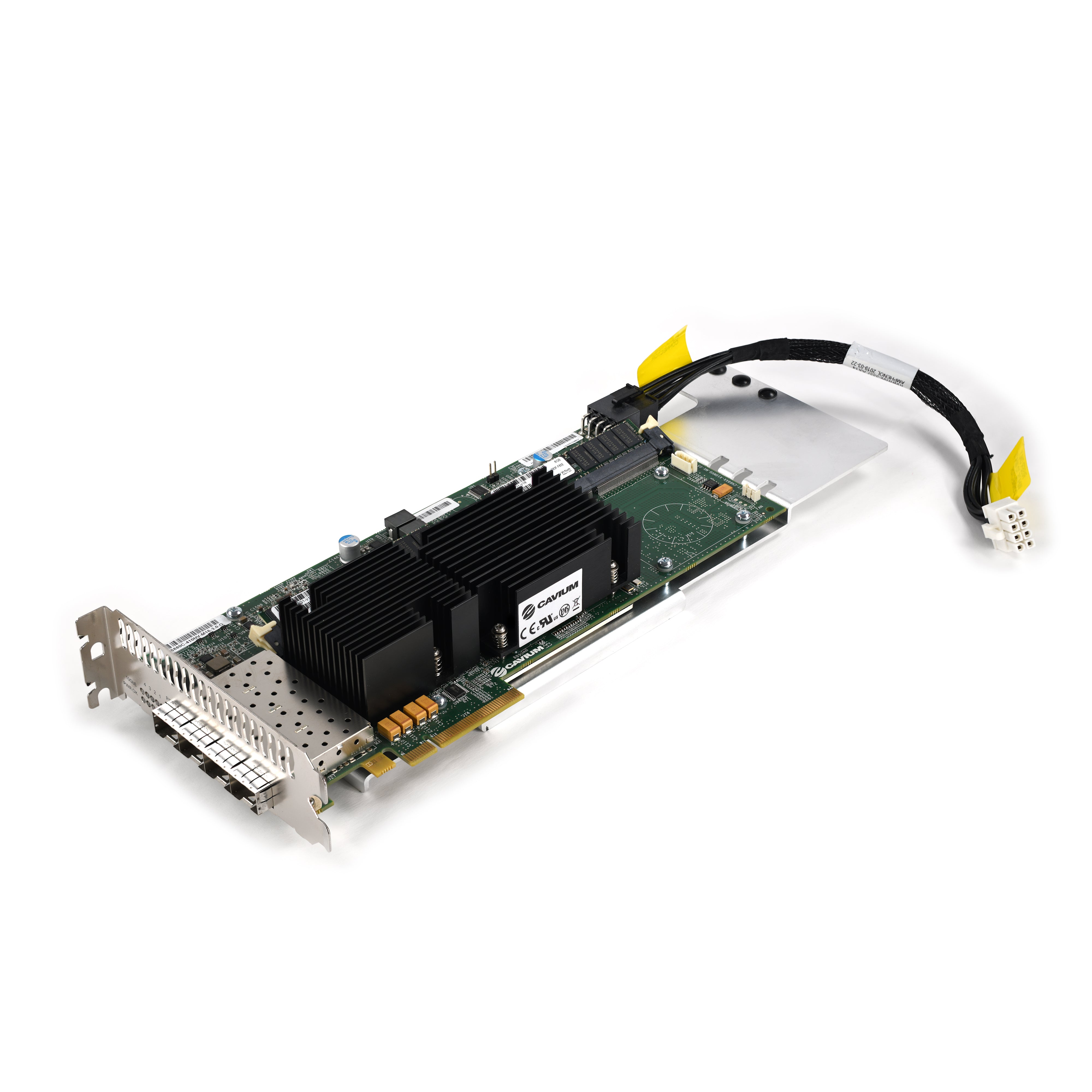 Cavium CN6880C 410NV M16 3.0G Quad Port 10GB SFP PCIe Network Interface Card - High-Speed Server & Data Center Networking Solution