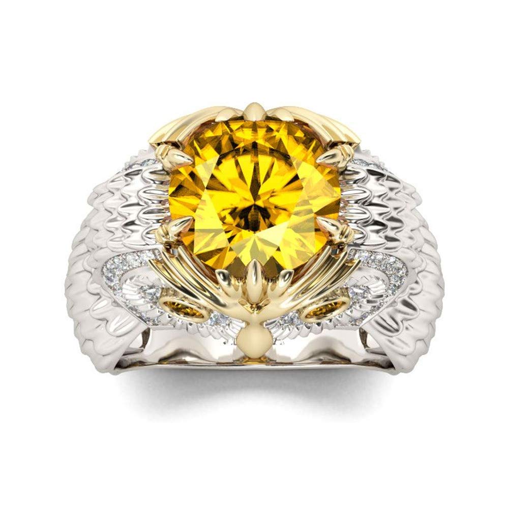 Jeulia 5 Carat Round Cut Engagement Ring - 925 Sterling Silver Wedding Band with Cubic Zirconia | Anniversary Promise Ring for Women | Perfect for Proposals, Weddings & Special Occasions | Includes Jewelry Gift Box