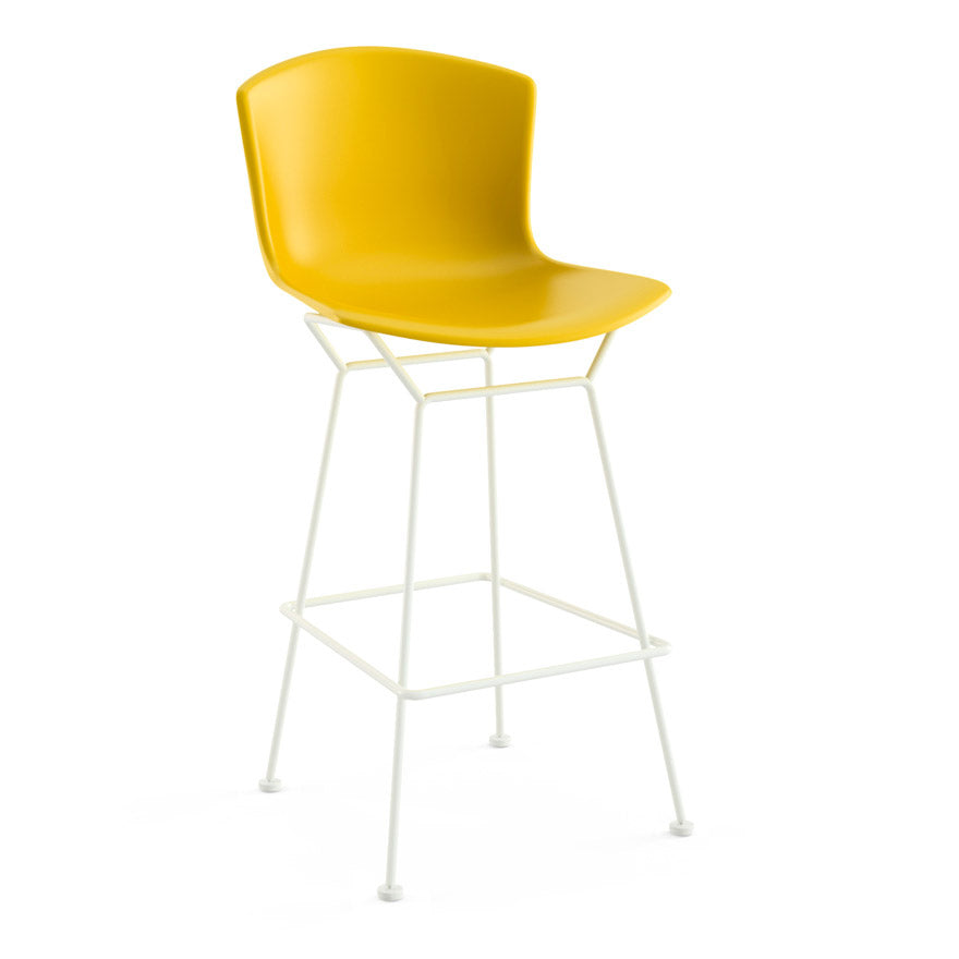 Bertoia Plastic Bar Stool - Modern Counter Height Stool for Kitchen, Dining & Bar - Durable & Comfortable Seating for Home & Commercial Use